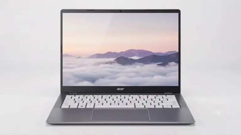 Chromebook Acer desarmándose pieza por pieza.