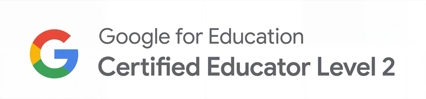 Credencial oficial — Google Educator Nivel 2.